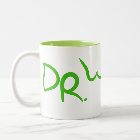 Dr. Worm Two-Tone Coffee Mug