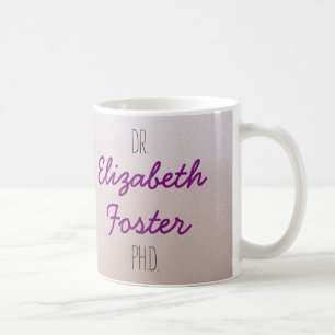 Dr (Your Name) PhD Graduation Mug