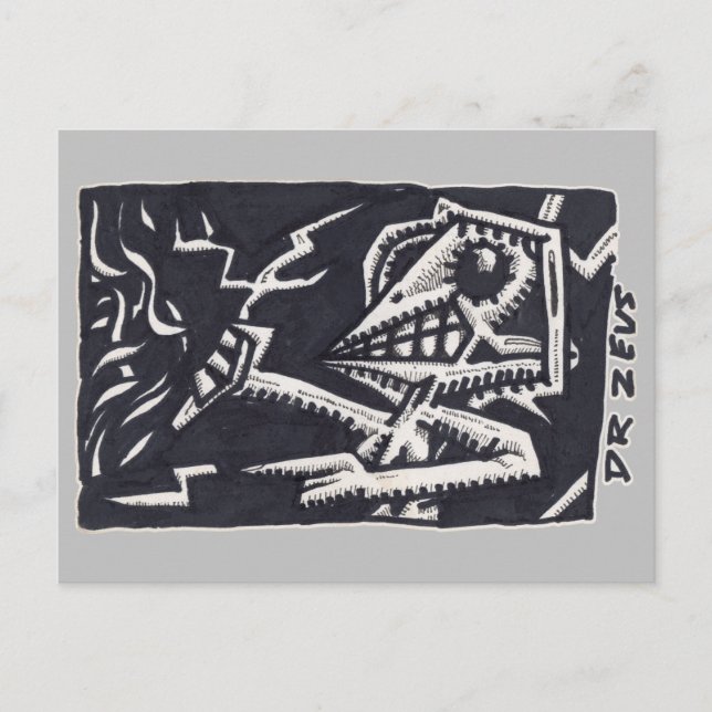 Dr Zeus Postcard (Front)