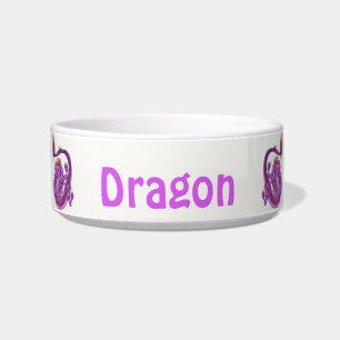 Dra Gon - Pink Dragon Comic style Bowl