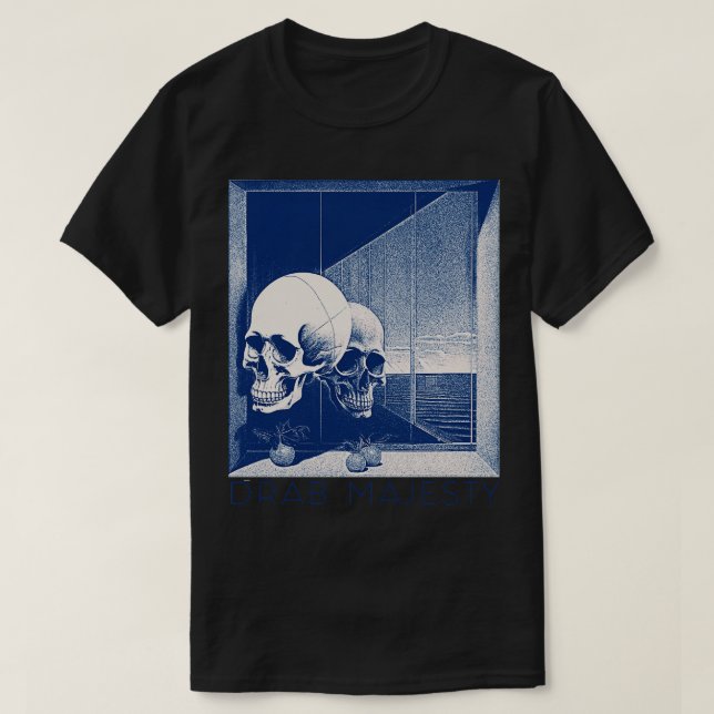 Drab Majesty Original Aesthetic Fan Design T-Shirt (Design Front)