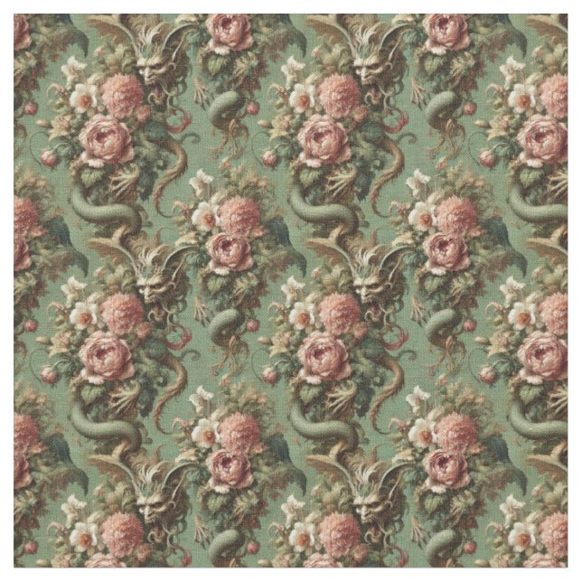 Drac’s Finery – Gothic Dense Tile Fabric (Close Up)