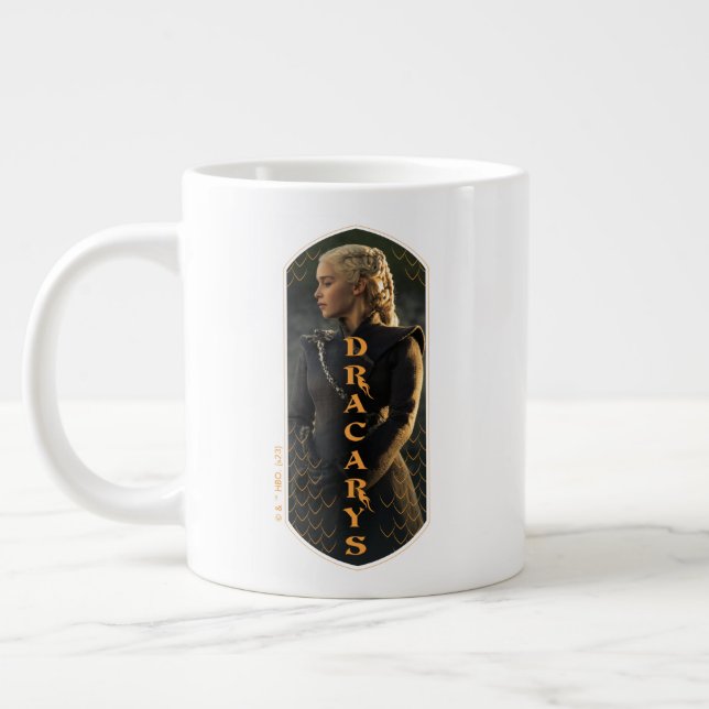 "Dracarys" Daenerys Targaryen Graphic Large Coffee Mug (Left)