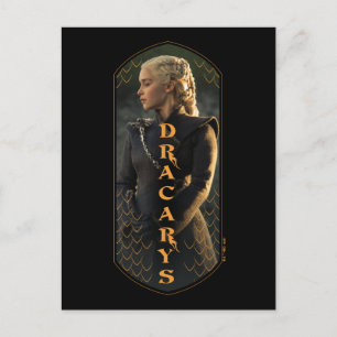 "Dracarys" Daenerys Targaryen Graphic Postcard
