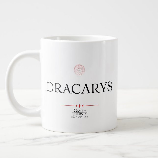 Dracarys Large Coffee Mug (Left)