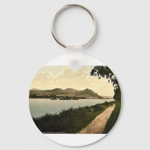 Drachenfels and Konigswinter, the Rhine, Germany c Key Ring