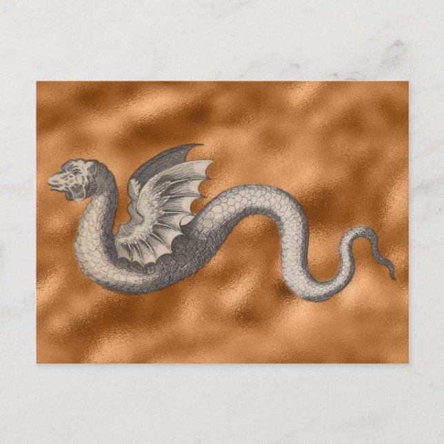 Draco alatus Apes ex Greuino Aldro Postcard (Front)