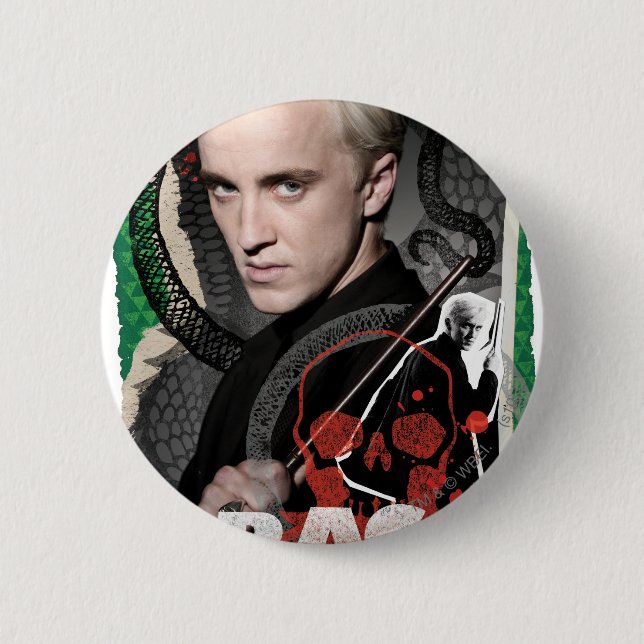 Draco Malfoy 6 Cm Round Badge (Front)