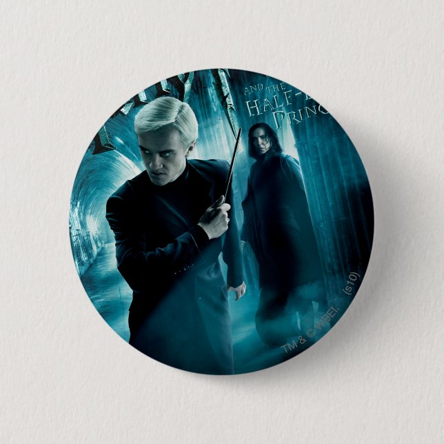 Draco Malfoy and Snape 1 6 Cm Round Badge (Front)