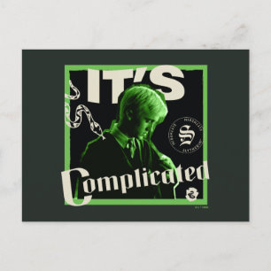 Draco Malfoy - "It's Complicated" Postcard