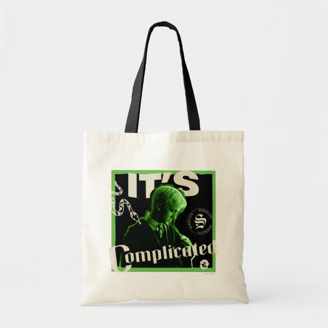 Draco Malfoy - "It's Complicated" Tote Bag (Front)