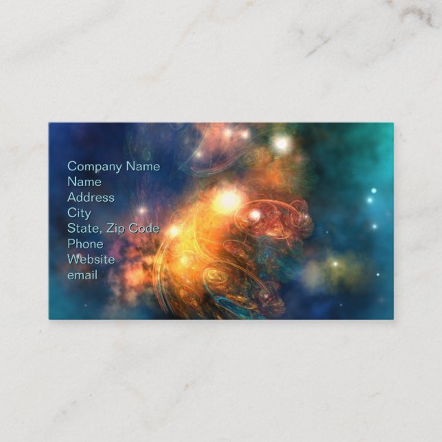 Draconian Nebula Business Card (Front)