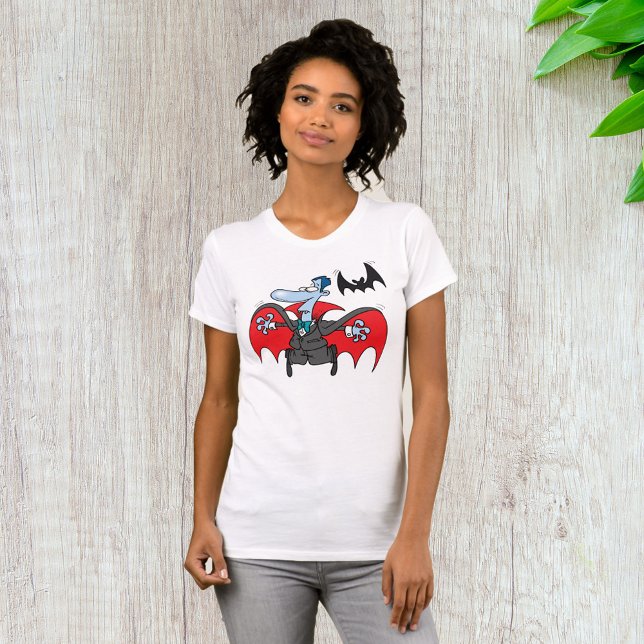 Dracula And A Bat Womens T-Shirt (Creator Uploaded)