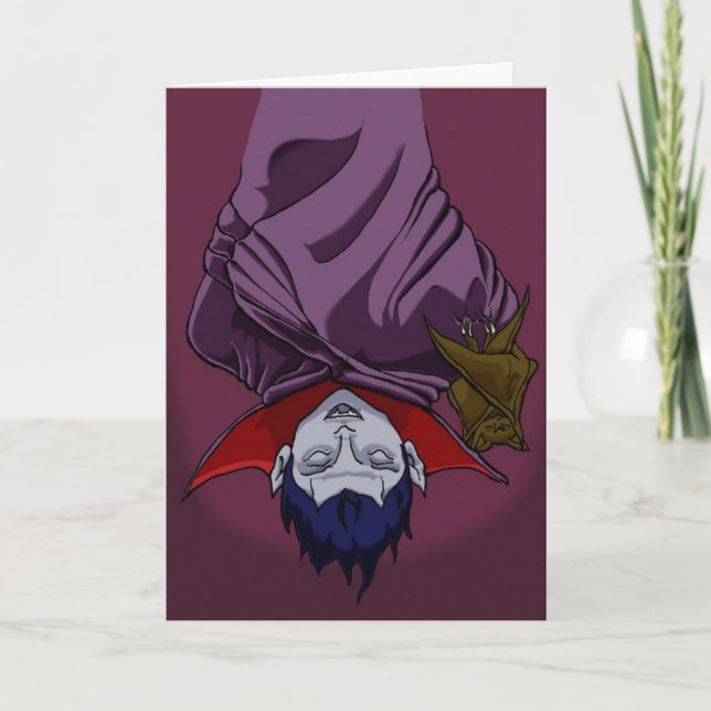 Dracula and Friend Card (Front)