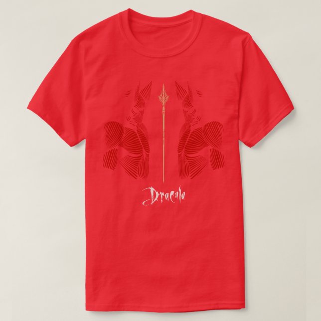 Dracula Bram Stoker Vlad colour T-Shirt (Design Front)