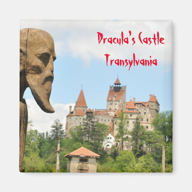 Dracula Castle in Bran, Brasov, Transylvania Magnet (Front)