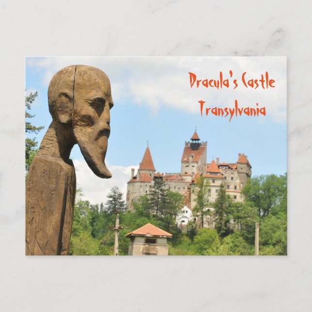 Dracula Castle in Bran, Brasov, Transylvania Postcard (Front)
