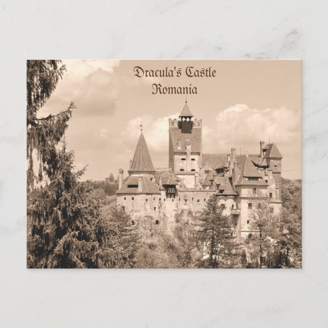 Dracula Castle in Transylvania, Romania Postcard (Front)