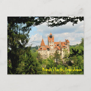 Dracula Castle in Transylvania, Romania Postcard