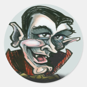 Dracula Classic Round Sticker