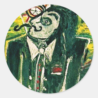 DRACULA CLASSIC ROUND STICKER