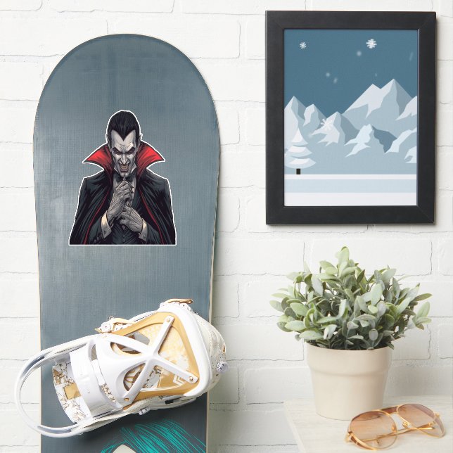 Dracula Dark Scary Halloween Theme (Snowboard)