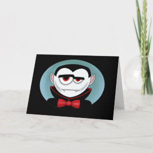 Dracula Halloween Card