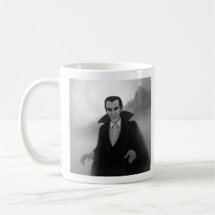 dracula - "i want to drink your coffee" mug