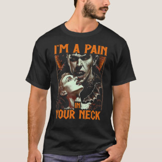 Dracula Is A Pain In The Neck, Gothic Emo Girl Vam T-Shirt