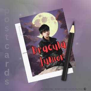 Dracula Junior Holiday Postcard