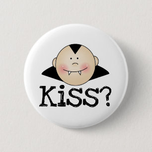 Dracula Kiss 6 Cm Round Badge