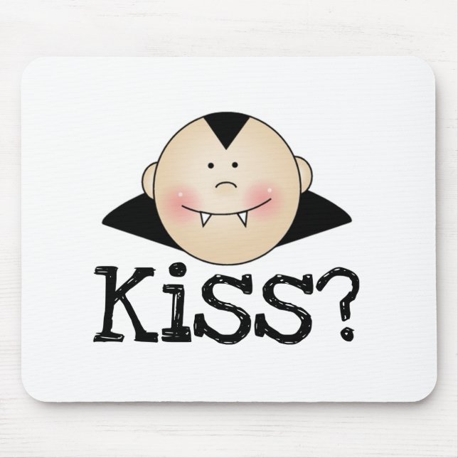 Dracula Kiss Mouse Mat (Front)