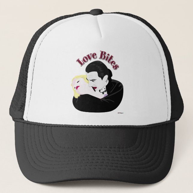 Dracula, Love Bites Trucker Hat (Front)