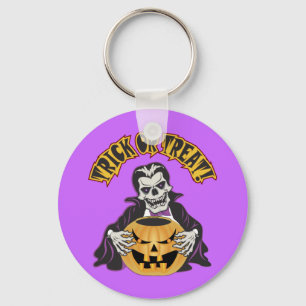 Dracula Skull Key Ring