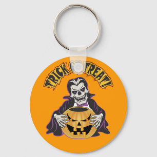 Dracula Skull Key Ring
