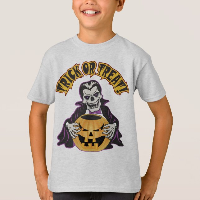 Dracula Skull T-Shirt (Front)