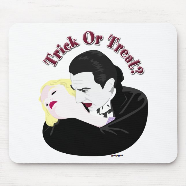 Dracula, Trick Or Treat? Mouse Mat (Front)