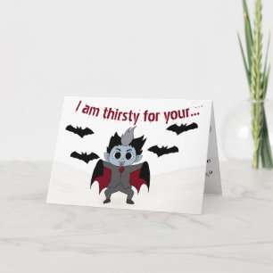 Dracula Valentine's Day Card