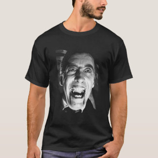 Dracula Vampire Christopher Lee Classic  T-Shirt