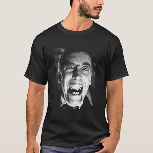 Dracula Vampire Christopher Lee Classic  T-Shirt (Front)