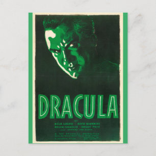 Dracula  - Vintage movie Postcard