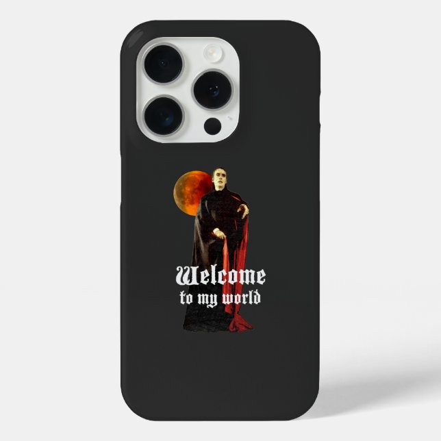 DRACULA Welcome To My World Case-Mate iPhone Case (Back)