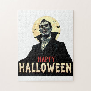 Dracula Wishes You a Spooky Night Jigsaw Puzzle
