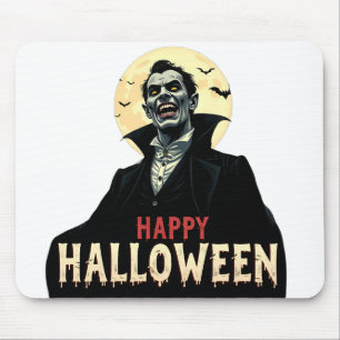 Dracula Wishes You a Spooky Night Mouse Mat