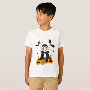 Dracula with pumpkins T-Shirt