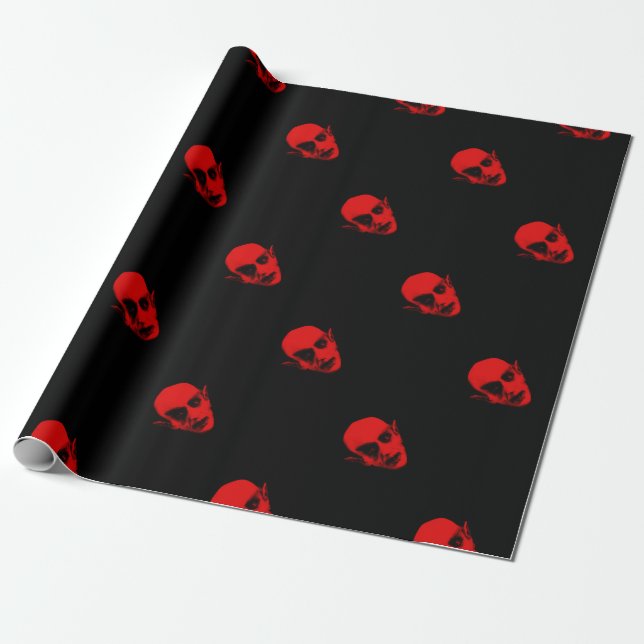 Dracula Wrapping Paper (Unrolled)