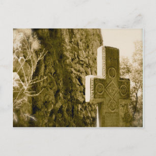 Dracula's Castle, Bran, Gravestone Postcard