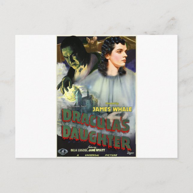Dracula's Daughter Postcard (Front)