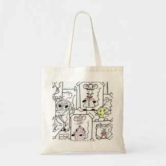 DRAFTS MOUSE PASTEL TOTE BAG