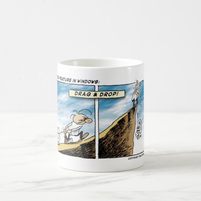 Drag and Drop Coffee Mug (Center)